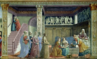 Die Geburt Mariens, 1486-90